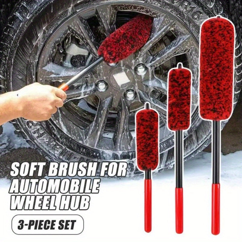 Car detailing: Bendable Wheel Brush